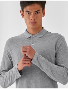 B-PUI12-Mens Long Sleeve Polo ID.001 2